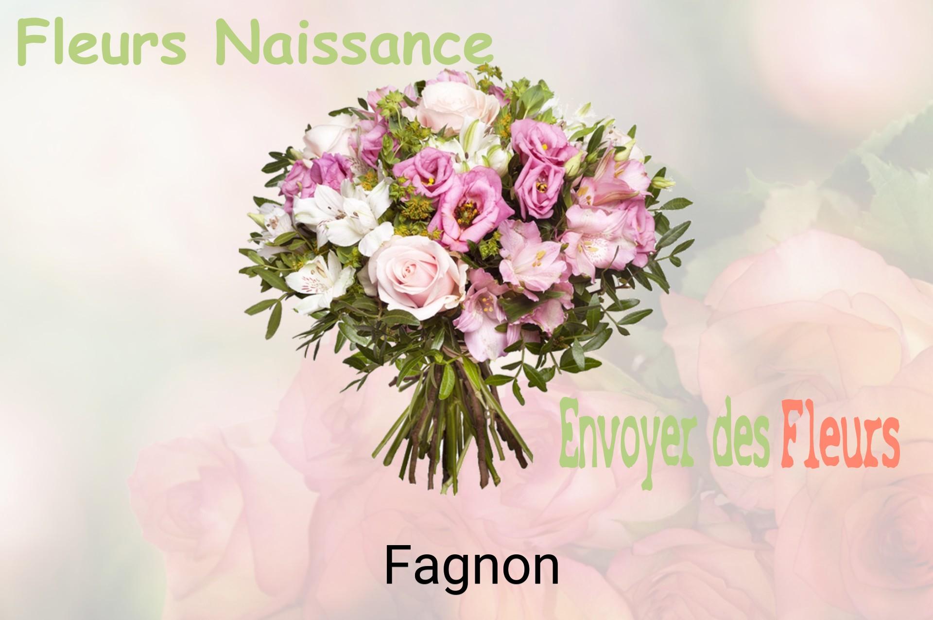 Bouquet de fleurs de naissance livré à Fagnon